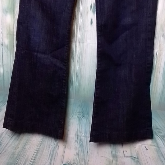 Citizens of Humanity High Rise Wide Leg Hutton Stretch Size 28 Dark Blue - Picture 4 of 9
